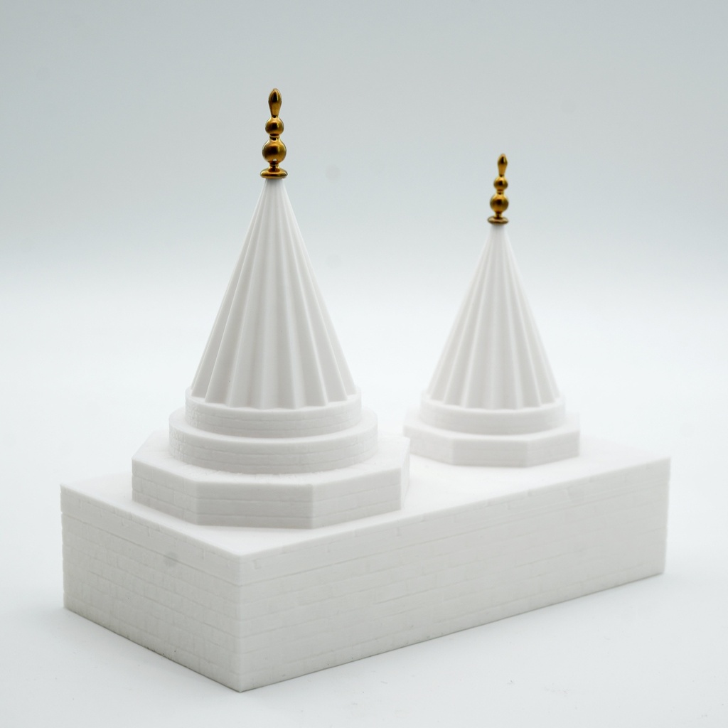 Ezidischer Tempel in Marmor-Optik v1