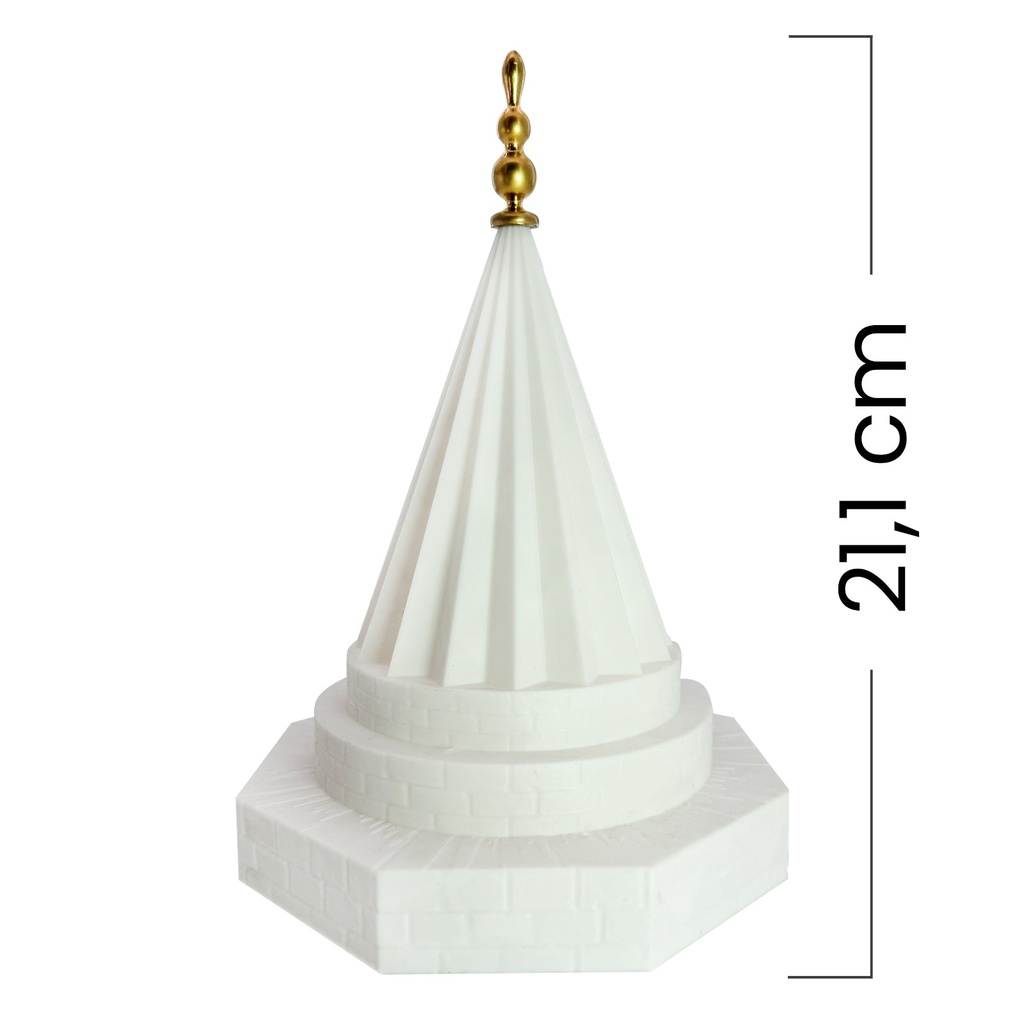 Tesbi – Weiß (Gebetskette) (5 cm)